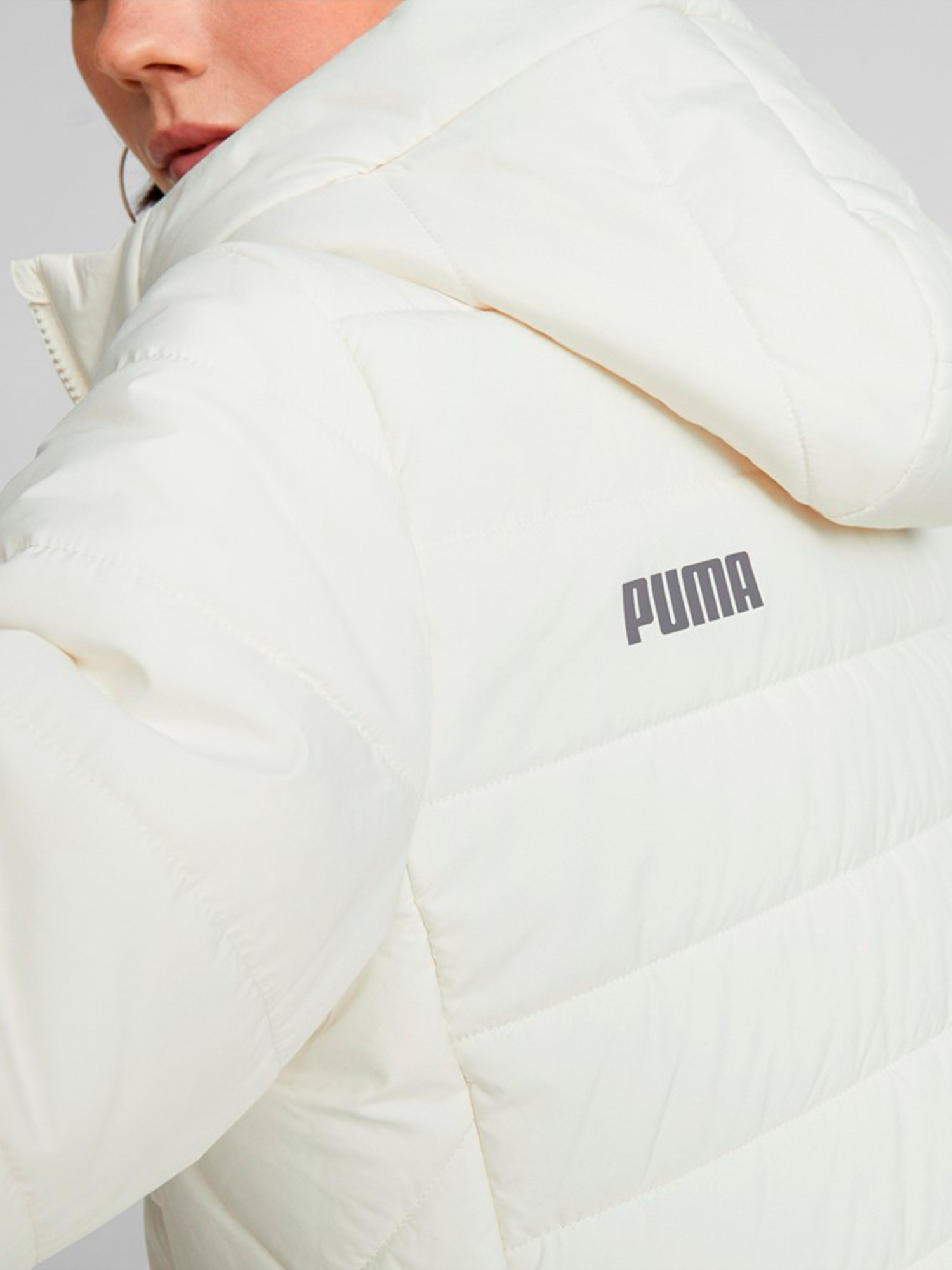 Куртка жіноча Puma ESS Padded Jacket бежева 84894065 изображение 6