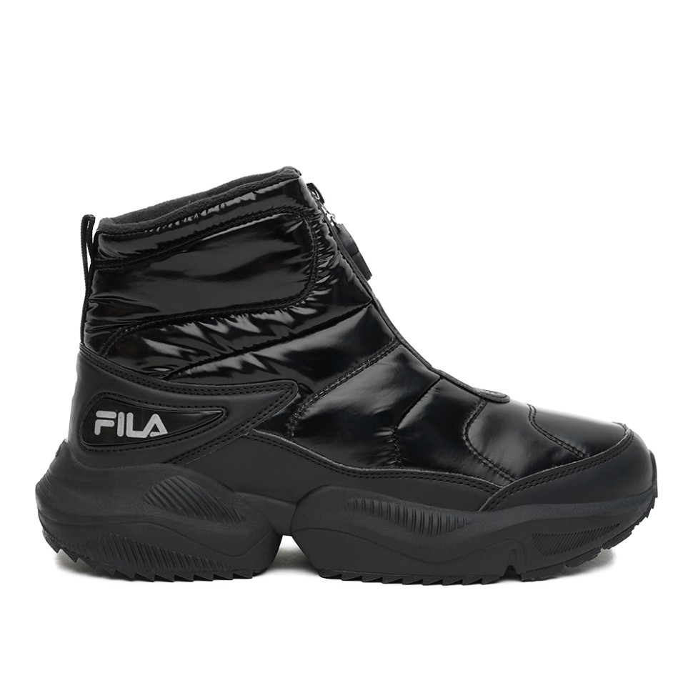Напівчоботи жіночі Fila VIRGINIA ZIP PUFFY WNTR W чорні 111208-99 — фото 1