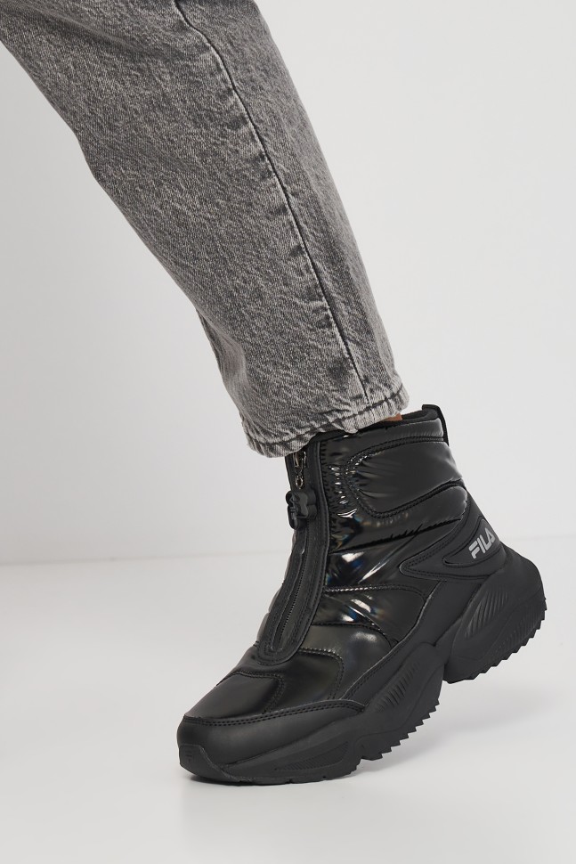 Полуботинки женские Fila VIRGINIA ZIP PUFFY WNTR W черные 111208-99 изображение 2