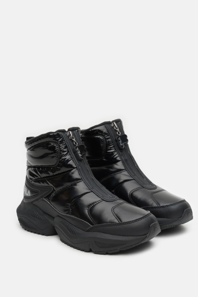 Полуботинки женские Fila VIRGINIA ZIP PUFFY WNTR W черные 111208-99 изображение 3