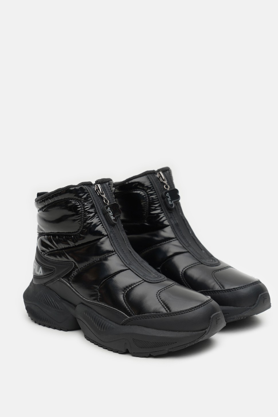 Напівчоботи жіночі Fila VIRGINIA ZIP PUFFY WNTR W чорні 111208-99 — фото 3