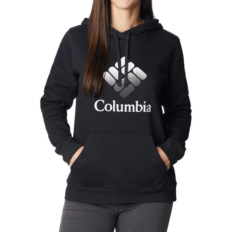 Джемпер жіночий Columbia Trek™ Graphic Hoodie чорний 1959881-015 изображение 1