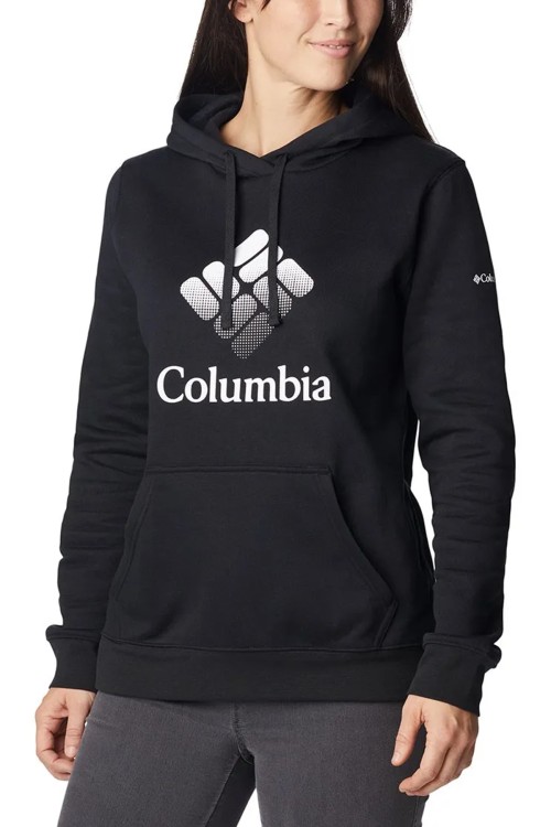 Джемпер жіночий Columbia Trek™ Graphic Hoodie чорний 1959881-015 изображение 2