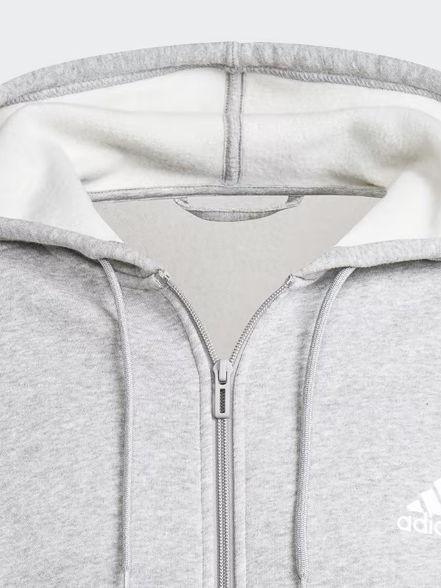 Толстовка чоловіча Adidas M 3S FL FZ HD сіра IJ6479 изображение 6