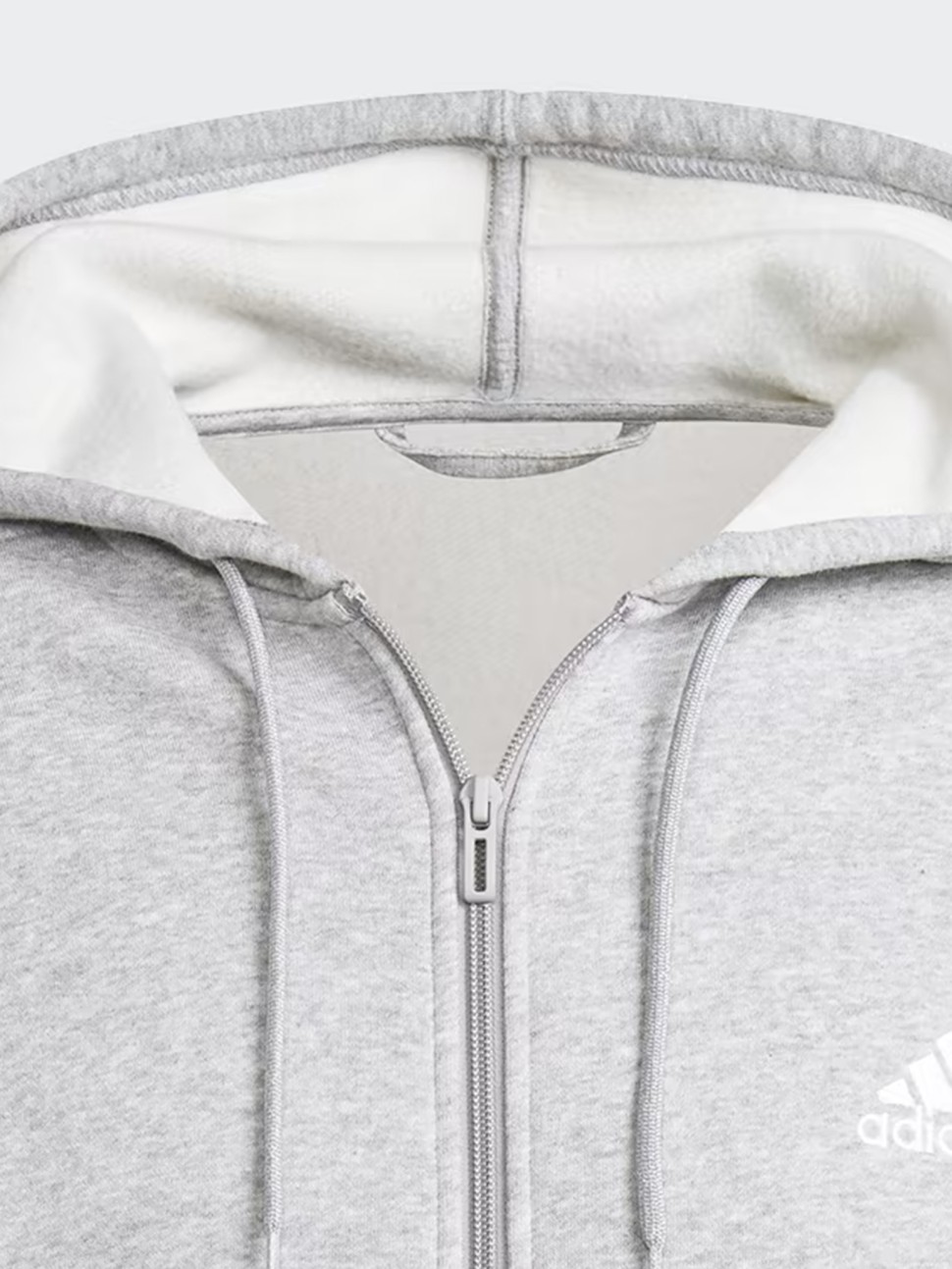 Толстовка чоловіча Adidas M 3S FL FZ HD сіра IJ6479 — фото 6