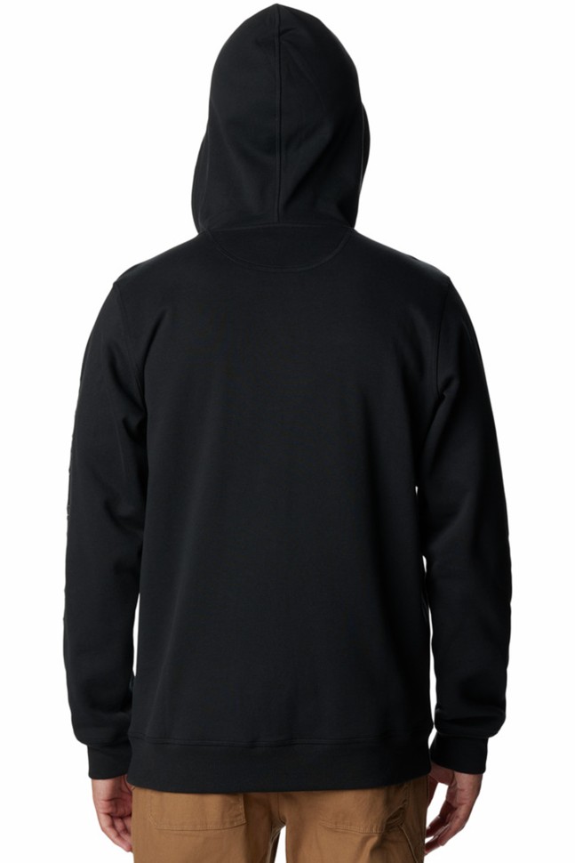Толстовка чоловіча Columbia  Logo Fleece FZ чорна 1889161-012 изображение 4