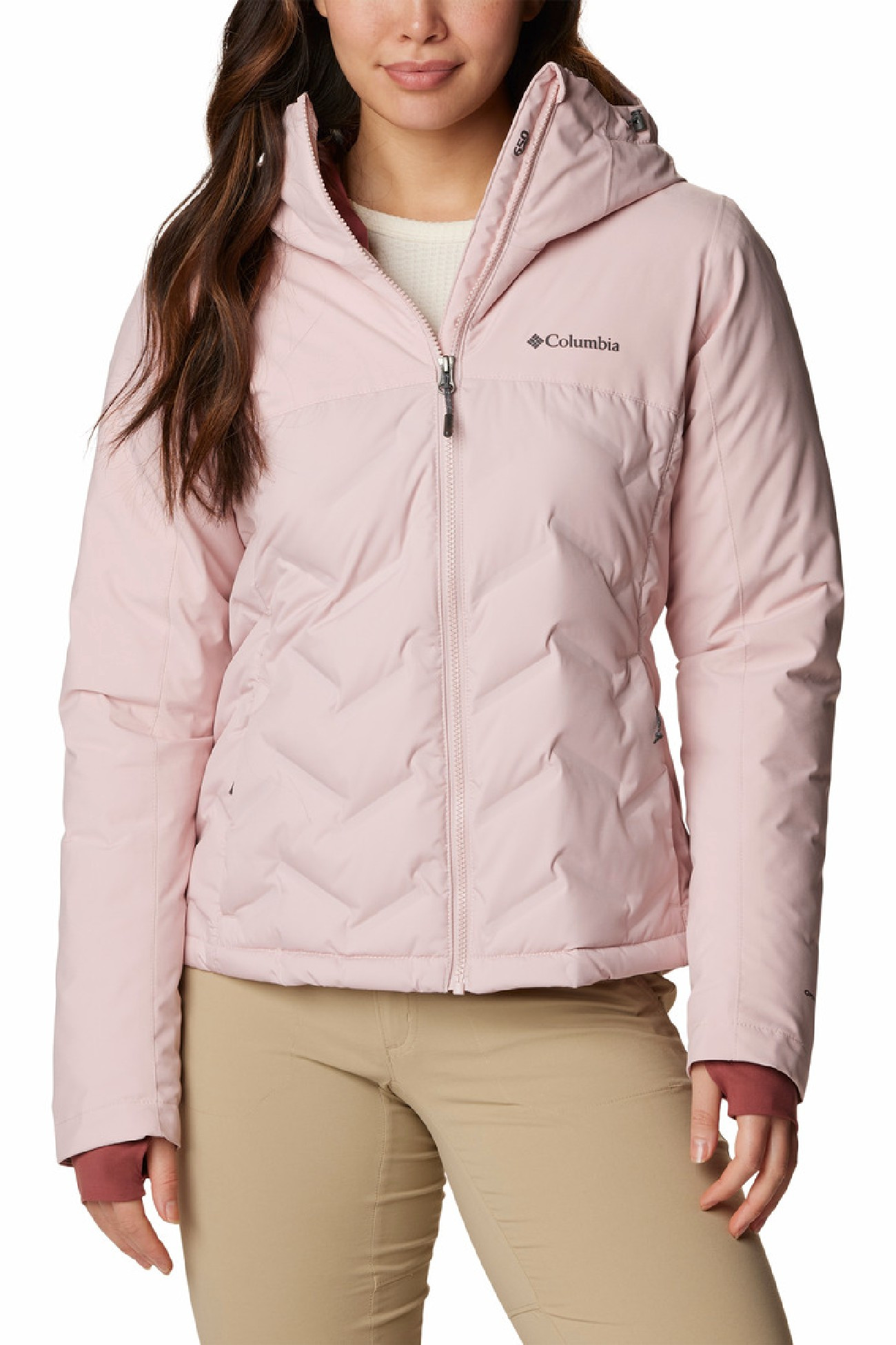 Куртка жіноча Columbia Grand Trek™ II Down Jacket рожева 2007791-626 изображение 8