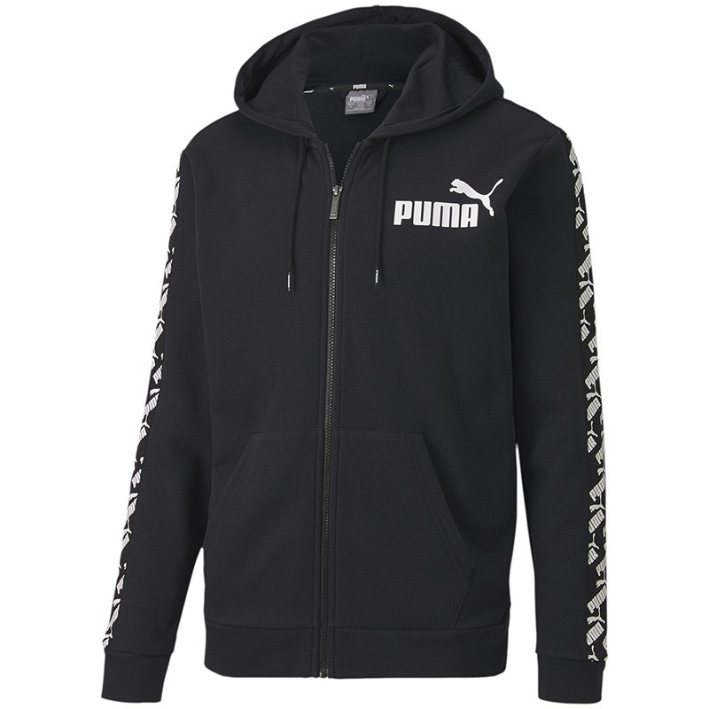 Толстовка мужская Puma AMPLIFIED Hooded Jacket черная 58139601