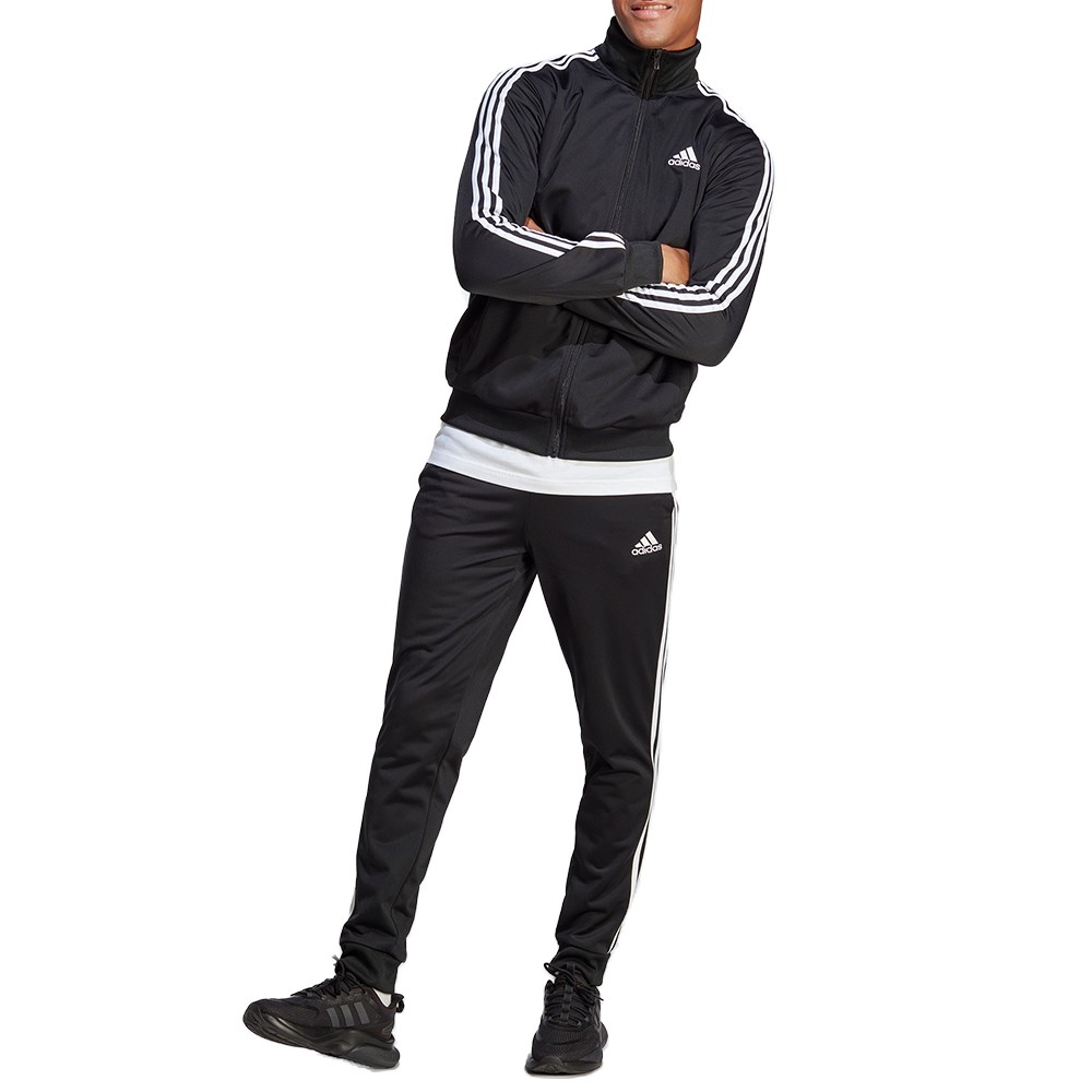 Костюм мужской Adidas M 3S TR TT TS черный IC6747 изображение 1