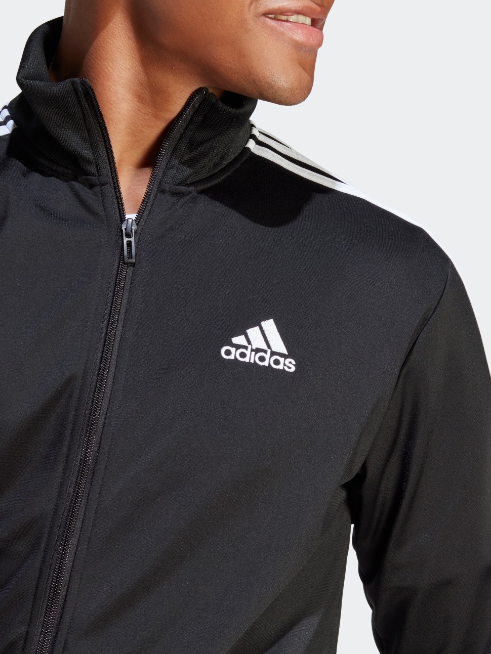 Костюм чоловічий Adidas M 3S TR TT TS чорний IC6747 — фото 6