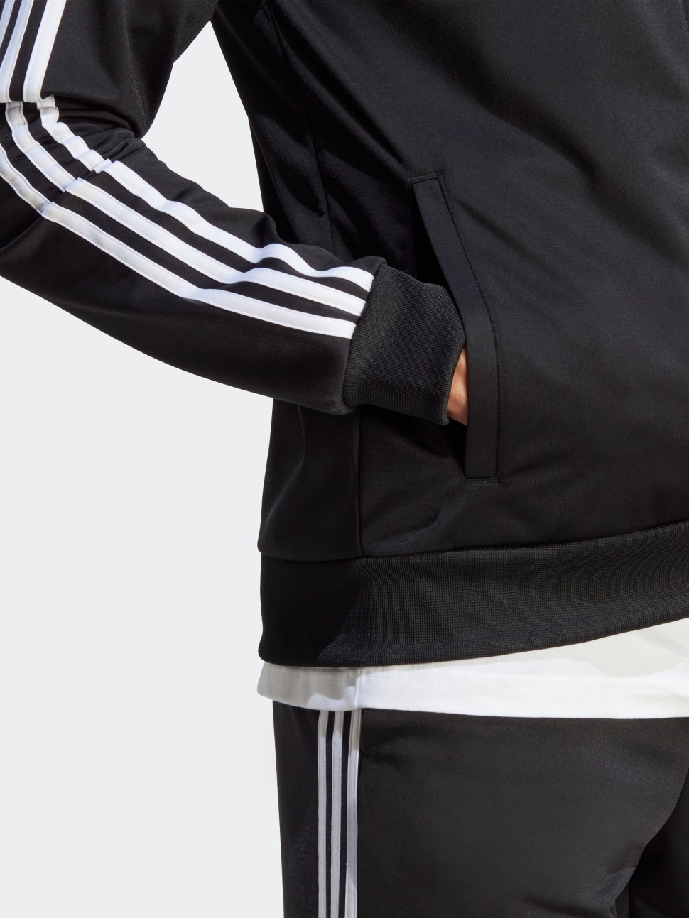 Костюм чоловічий Adidas M 3S TR TT TS чорний IC6747 — фото 7