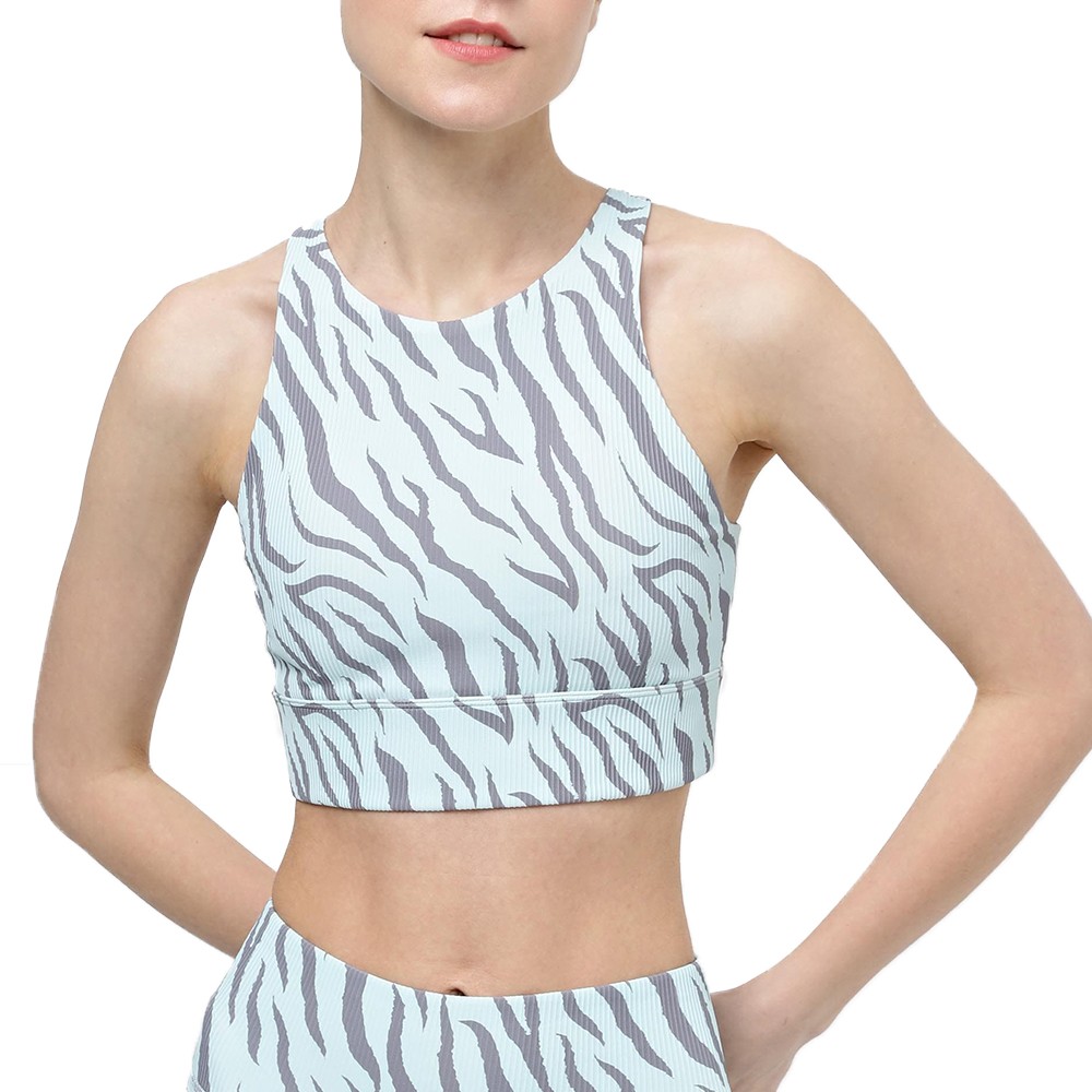 Бра спортивное Evoids Сheetah голубое 312302-400