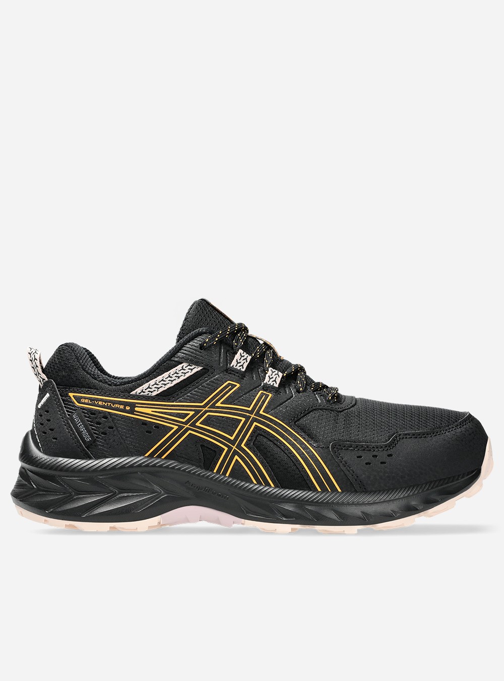Кроссовки женские Asics GEL-VENTURE 9 WATERPROOF черные 1012B519-004 изображение 2