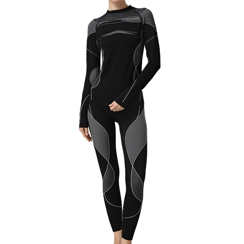 Термобелье женское Larum Arcticwrap черное 522504-010 изображение 1