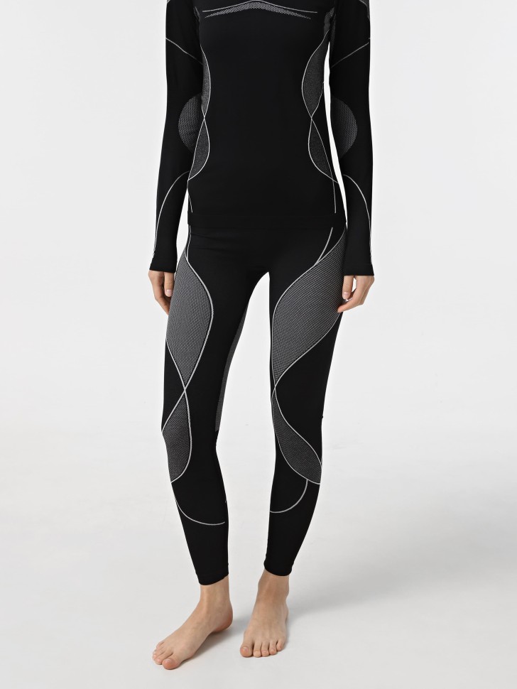 Термобелье женское Larum Arcticwrap черное 522504-010 изображение 2