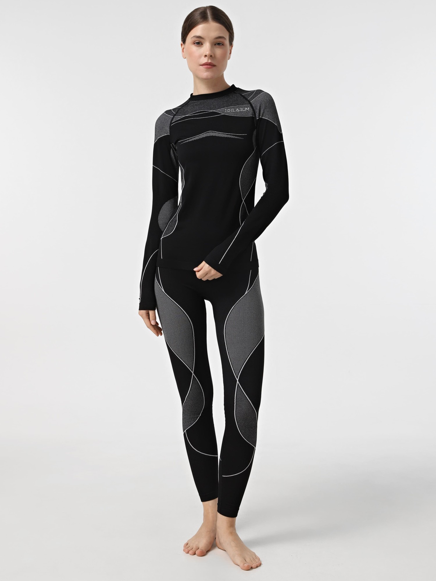 Термобілизна жіноча Larum Arcticwrap чорна 522504-010  изображение 3