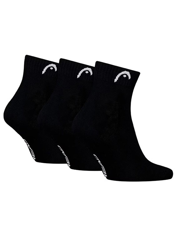 Шкарпетки чоловічі HEAD ALL SPORTS TRAINING QUARTER чорні 701229017001 изображение 2