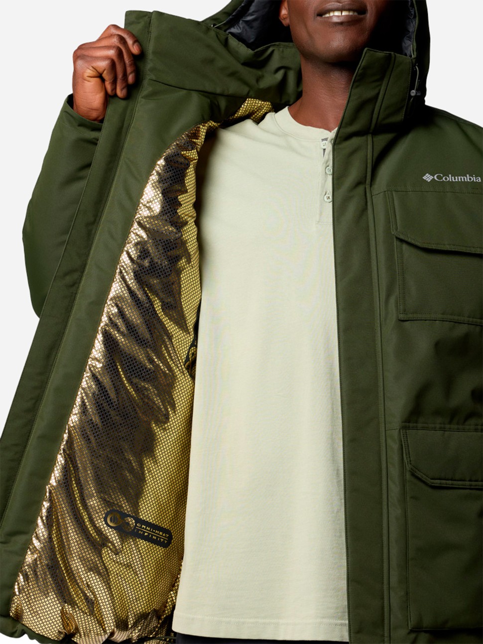 Куртка чоловіча Columbia Landroamer II Parka хакі 2088041-366 — фото 8