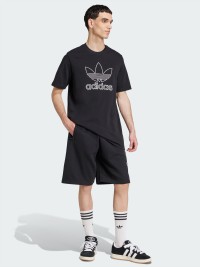 Футболка чоловіча Adidas OUTL TREF TEE чорна JP1088 изображение 4