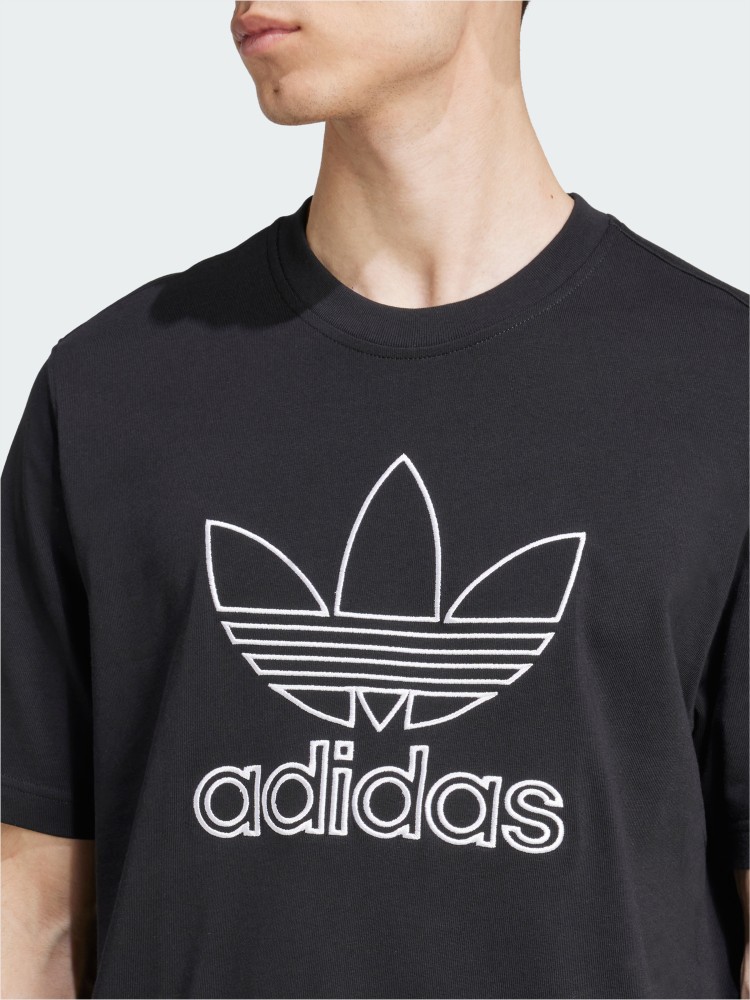 Футболка чоловіча Adidas OUTL TREF TEE чорна JP1088 изображение 5