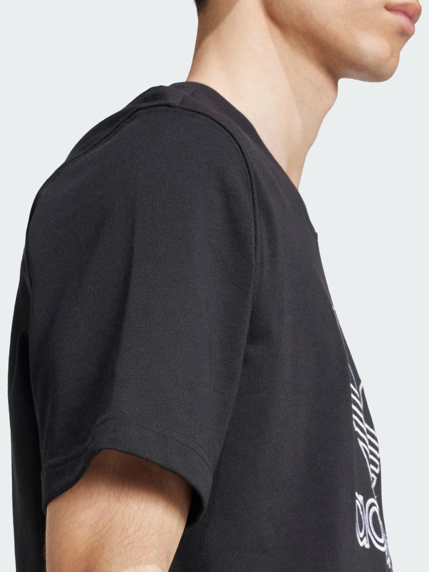 Футболка мужская Adidas OUTL TREF TEE черная JP1088 изображение 6