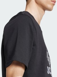 Футболка чоловіча Adidas OUTL TREF TEE чорна JP1088 изображение 6