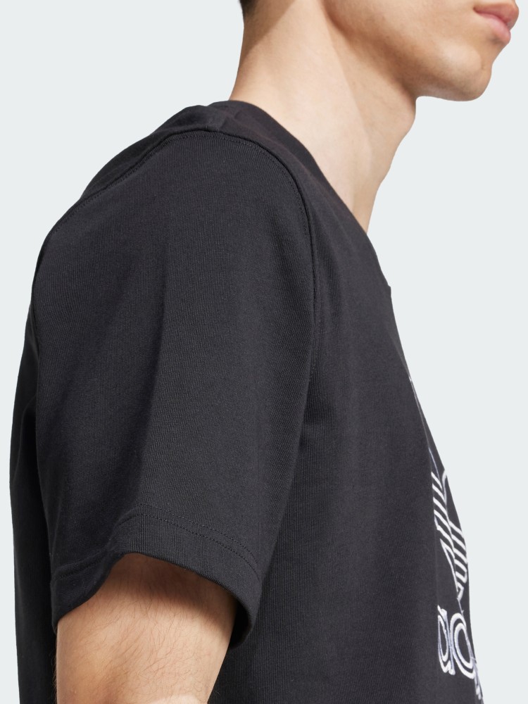 Футболка чоловіча Adidas OUTL TREF TEE чорна JP1088 изображение 6