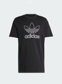 Футболка чоловіча Adidas OUTL TREF TEE чорна JP1088 изображение 7