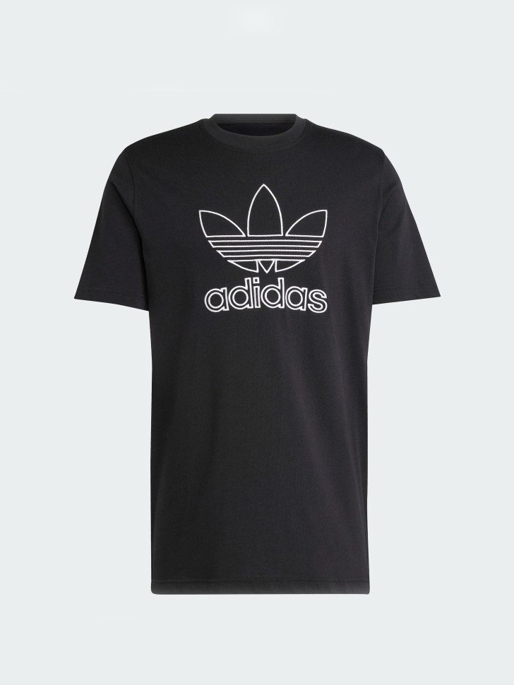 Футболка чоловіча Adidas OUTL TREF TEE чорна JP1088 изображение 7