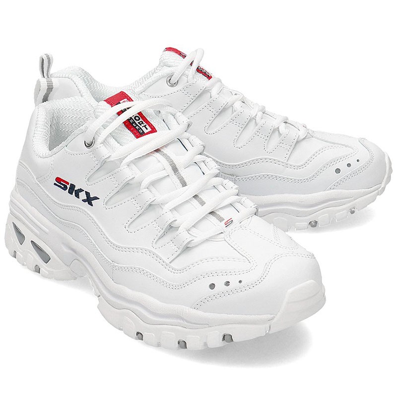 Кросівки чоловічі Skechers SportCas білі 51829-WML изображение 3