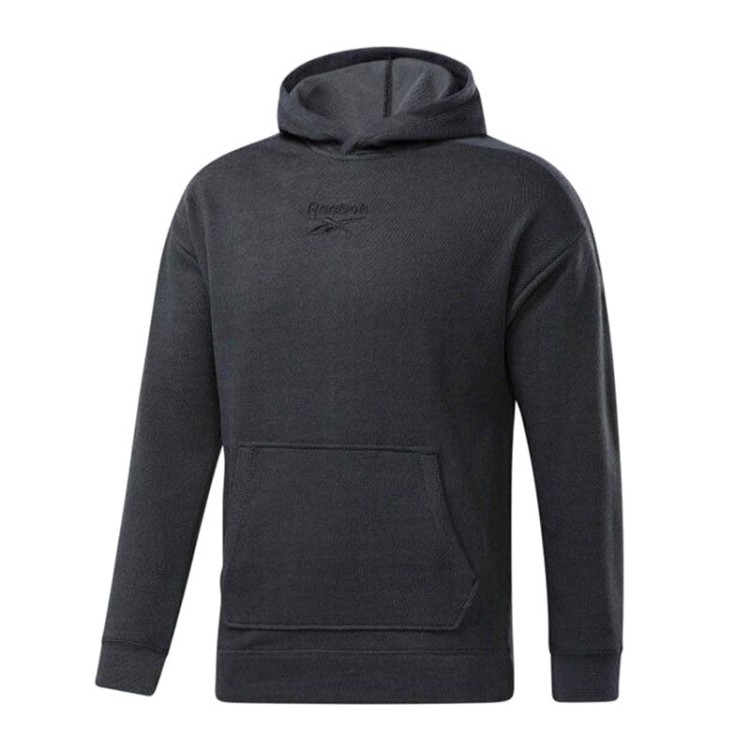 Толстовка мужская Reebok Training Essentials Mélange черная FU3224 изображение 1
