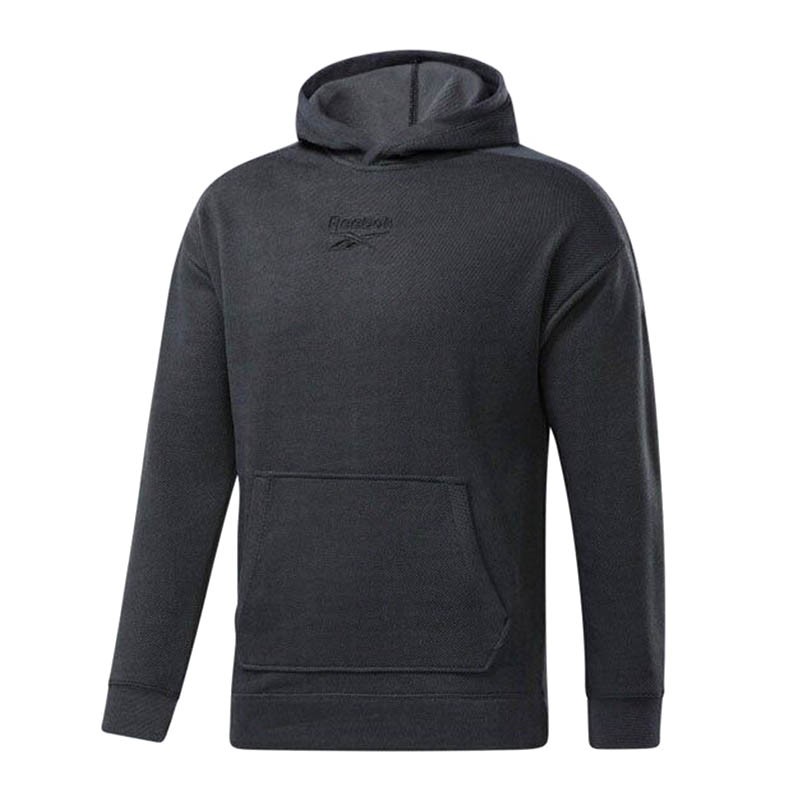 Толстовка мужская Reebok Training Essentials Mélange черная FU3224 изображение 1