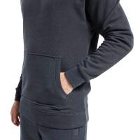 Толстовка мужская Reebok Training Essentials Mélange черная FU3224 изображение 4