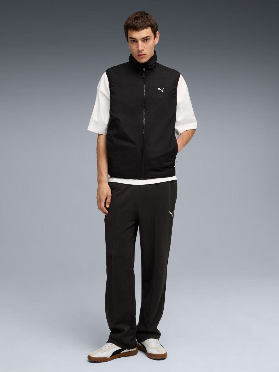 Брюки мужские Puma CLASS Relaxed Pinnacle Pintuck Sweatpants TR черные 63301701 — фото 4 — Sport City Брюки мужские Puma CLASS Relaxed Pinnacle Pintuck Sweatpants TR черные 63301701 — фото 4