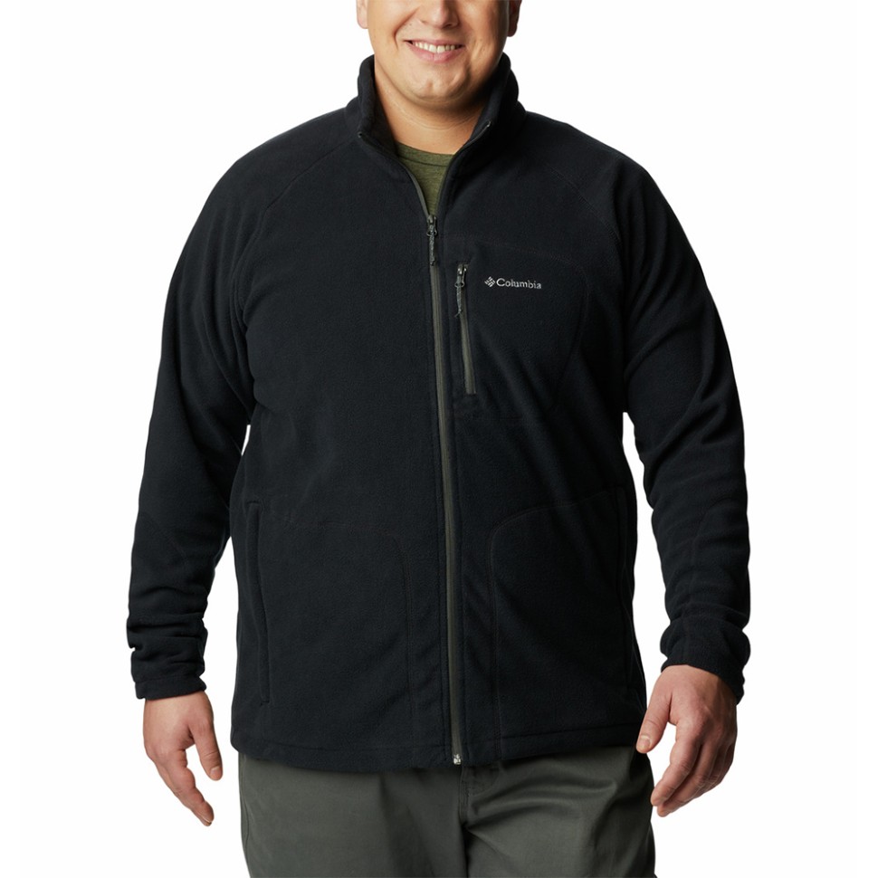 Толстовка чоловіча Columbia Fast Trek™ II Full Zip Fleece чорна 1420424-010 — фото 1