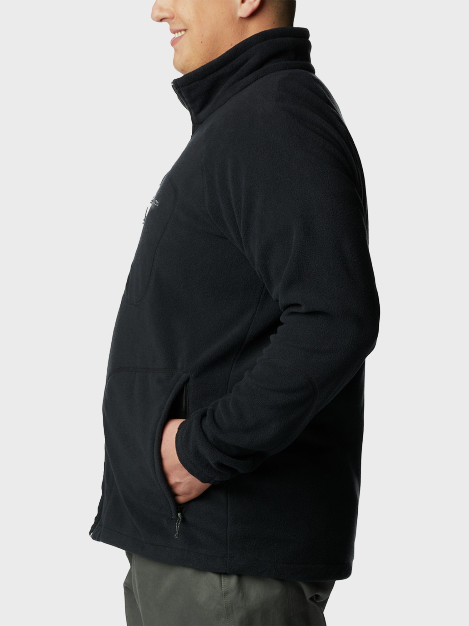Толстовка мужская Columbia Fast Trek™ II Full Zip Fleece черная 1420424-010 изображение 3