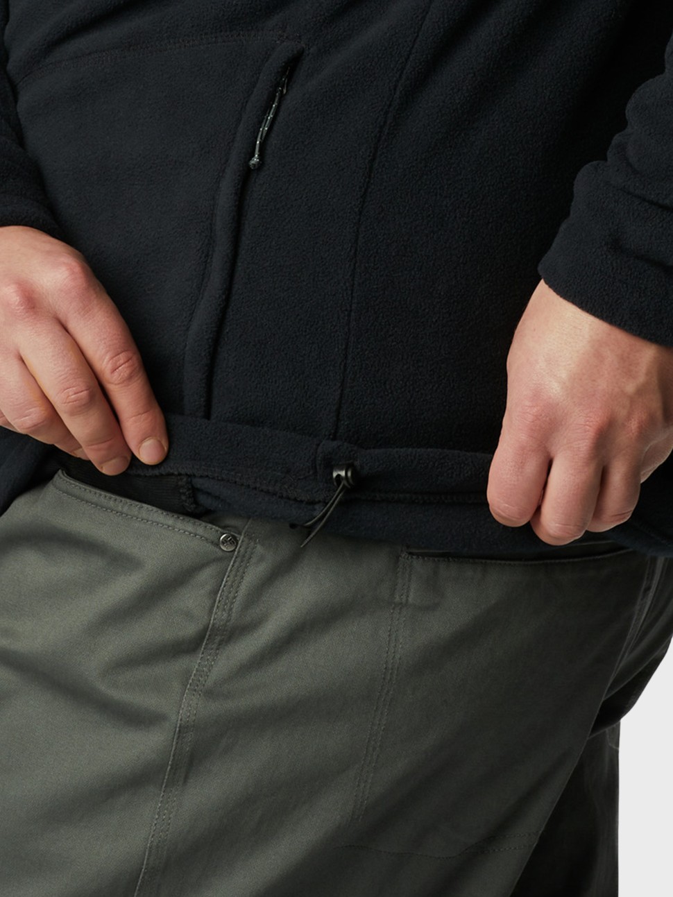 Толстовка чоловіча Columbia Fast Trek™ II Full Zip Fleece чорна 1420424-010 — фото 7