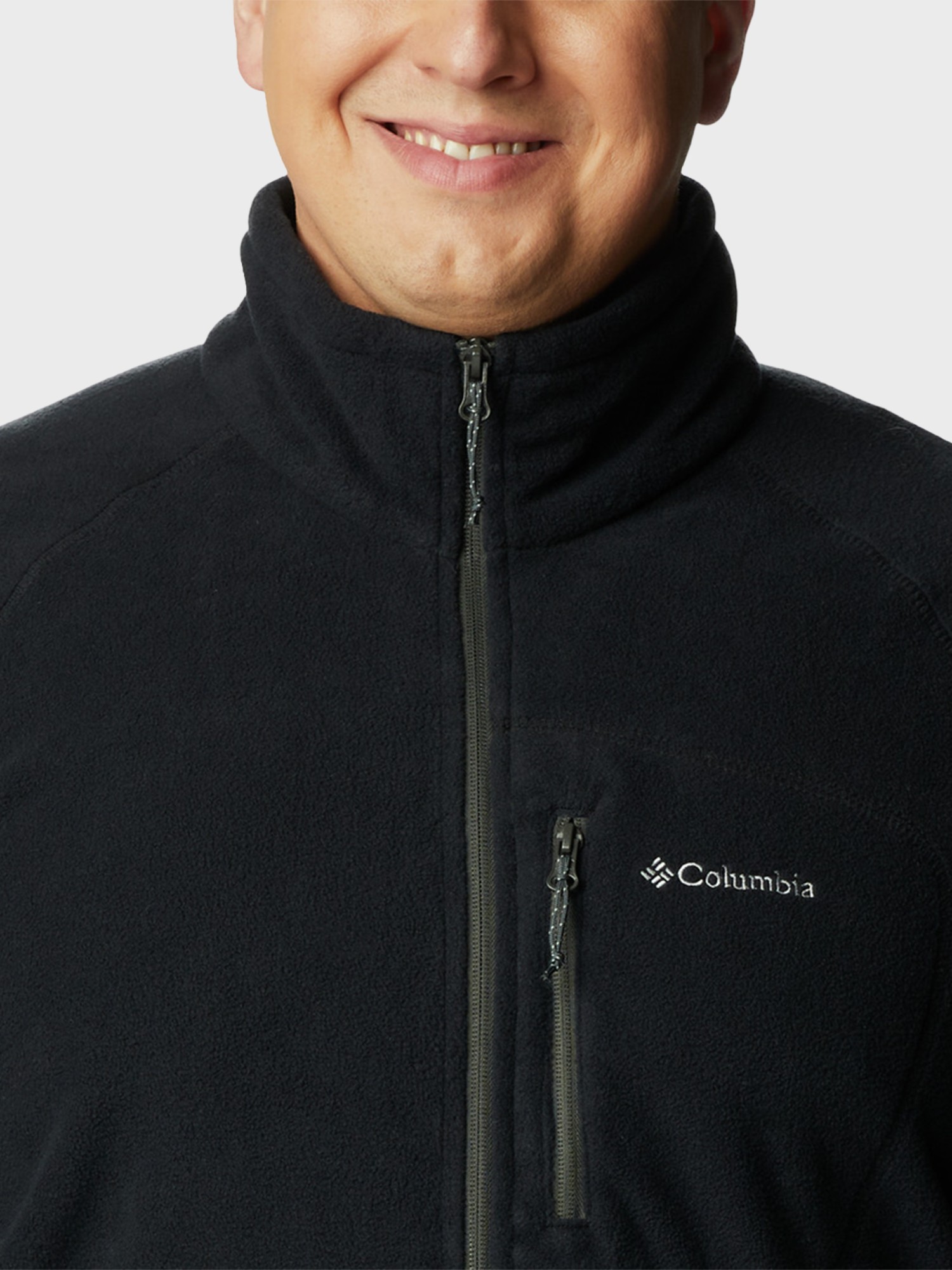 Толстовка мужская Columbia Fast Trek™ II Full Zip Fleece черная 1420424-010 изображение 8