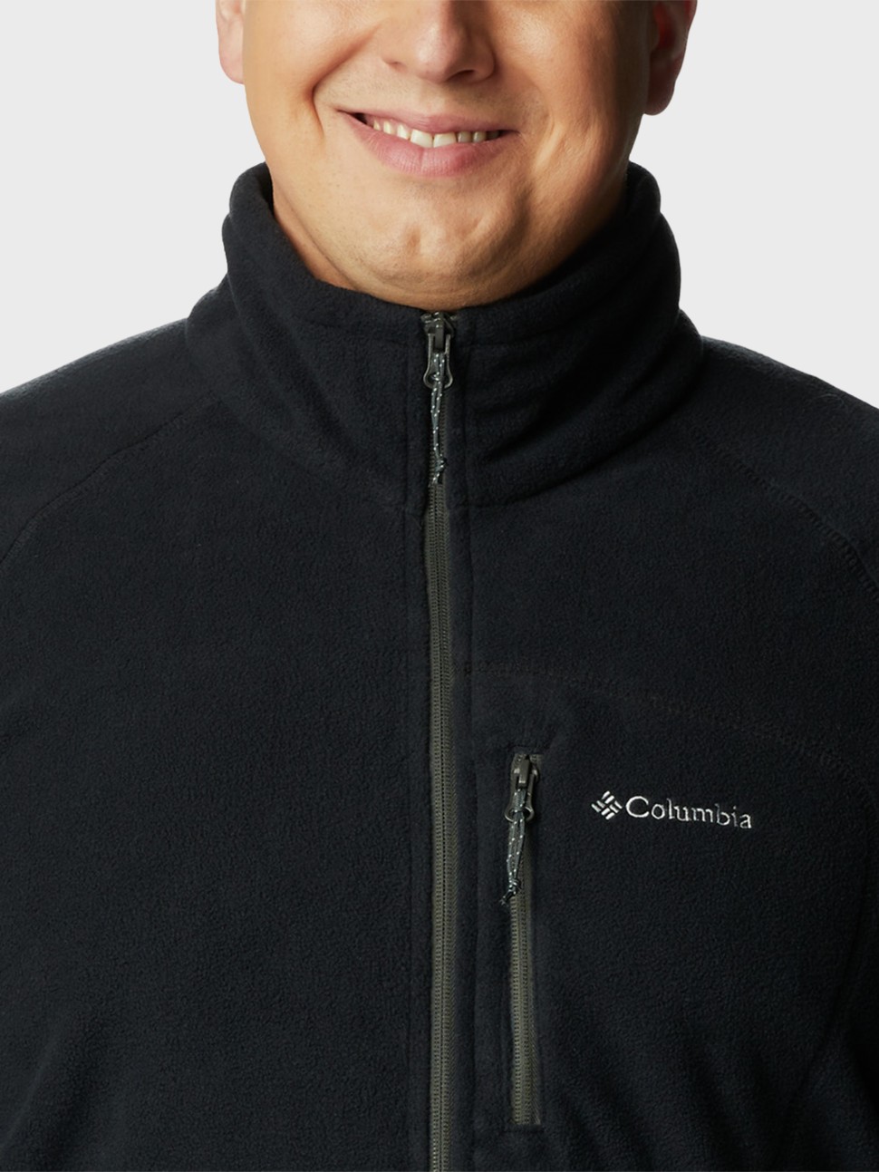 Толстовка чоловіча Columbia Fast Trek™ II Full Zip Fleece чорна 1420424-010 — фото 8