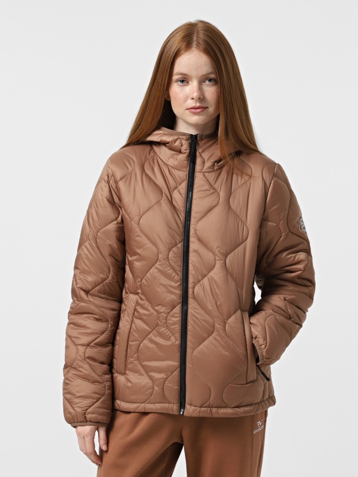 Куртка жіноча Evoids Vivia коричнева 272511-200  изображение 2
