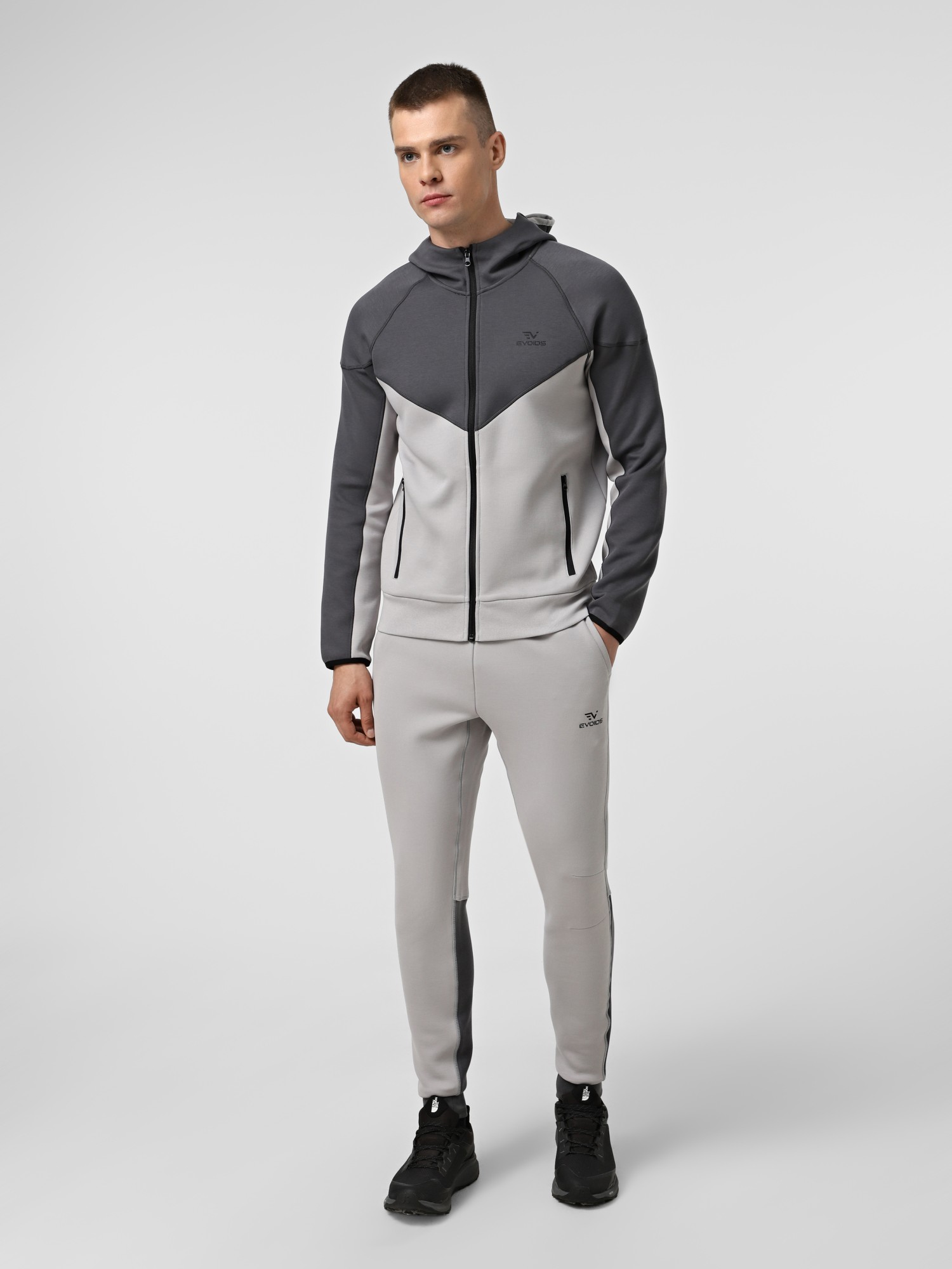 Толстовка чоловіча Evoids Damien сіра 312502-011 изображение 6