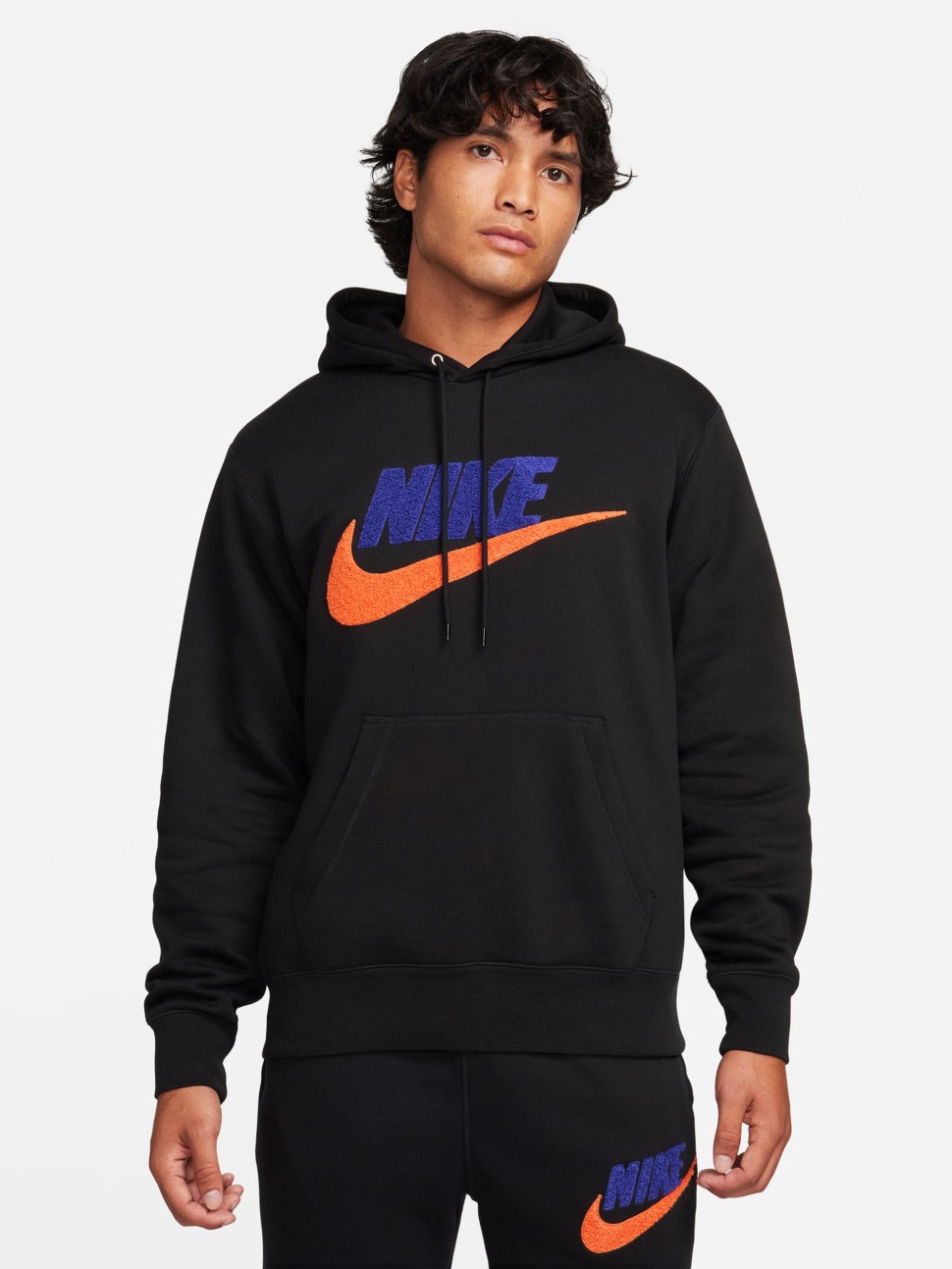 Толстовка чоловіча Nike M NK CLUB BB PO CHNL FTRA чорна FN3104-010 — фото 2