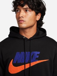 Толстовка мужская Nike M NK CLUB BB PO CHNL FTRA черная FN3104-010 изображение 4