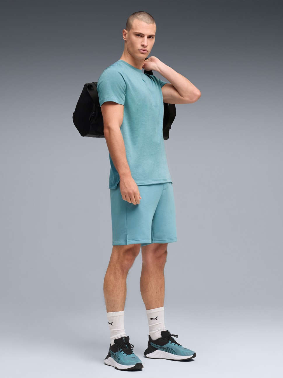 Футболка мужская Puma M CLOUDSPUN TEE бирюзовая 52759346 — фото 4 — Sport City Футболка мужская Puma M CLOUDSPUN TEE бирюзовая 52759346 — фото 4