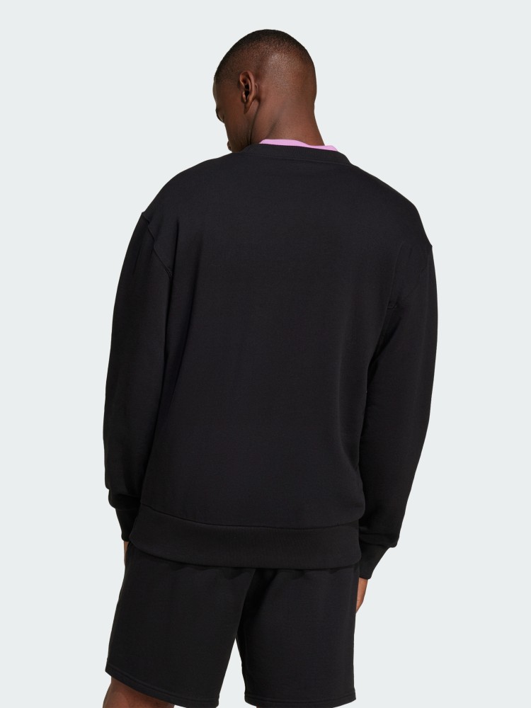 Толстовка мужская Adidas M A SZN FT CRW черная IX1261 изображение 3