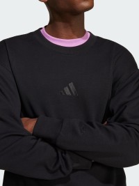 Толстовка мужская Adidas M A SZN FT CRW черная IX1261 изображение 5