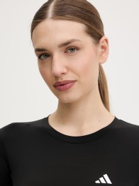 Футболка женская Adidas PWR ESS C LS черная KD2210 изображение 4