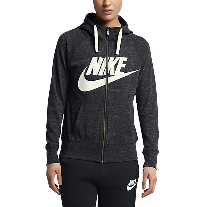 Толстовка женская Nike Sportswear Windrunner Tech Fleece черная 909097-010 изображение 1