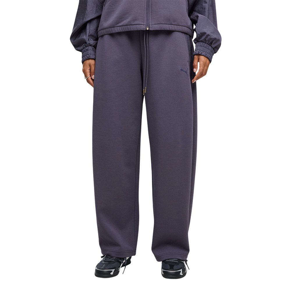 Брюки женские Puma HER Relaxed DK Barrel Leg Pants темно-синие 69402435