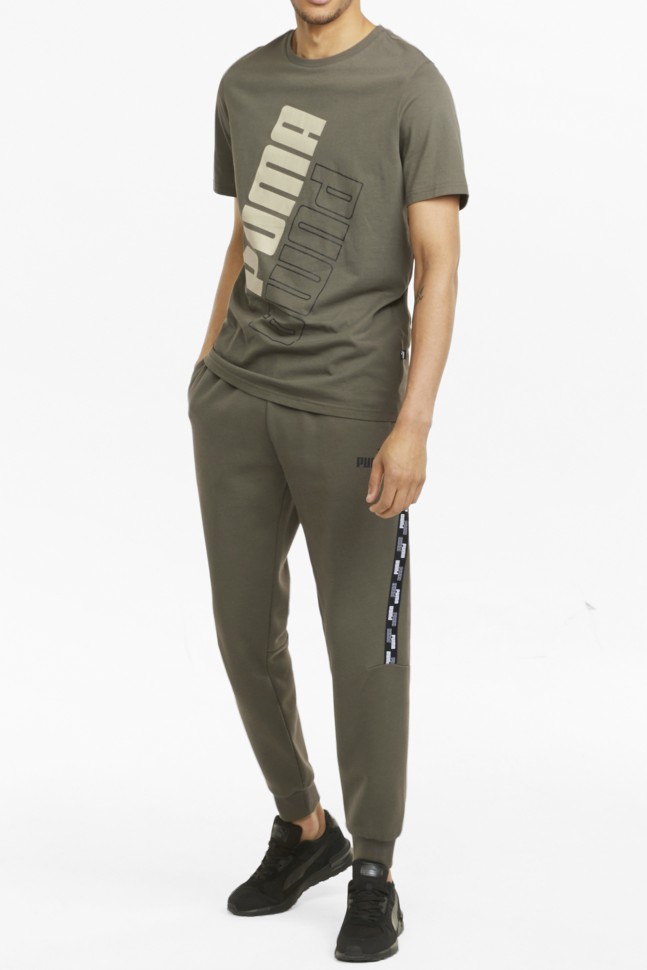 Брюки мужские Puma Puma Power Sweat Pants хаки 58939744 изображение 5